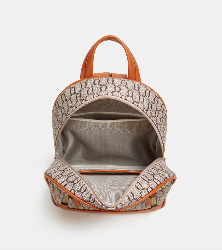 Set rucsac dama Monaco – monogram premium, 3 piese