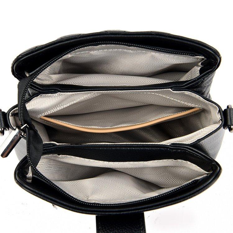 Elodie – geanta dama din piele naturala, neagra