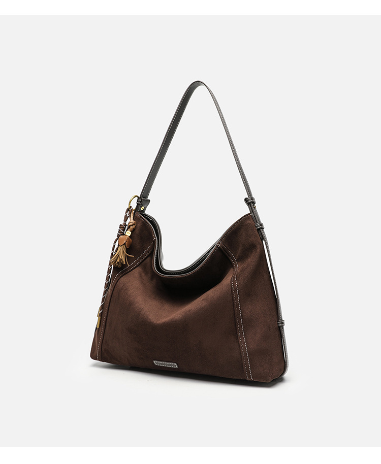 Geanta dama Sienna hobo din piele de caprioara – eleganta