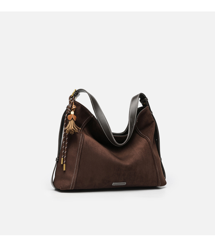 Geanta dama Sienna hobo din piele de caprioara – eleganta