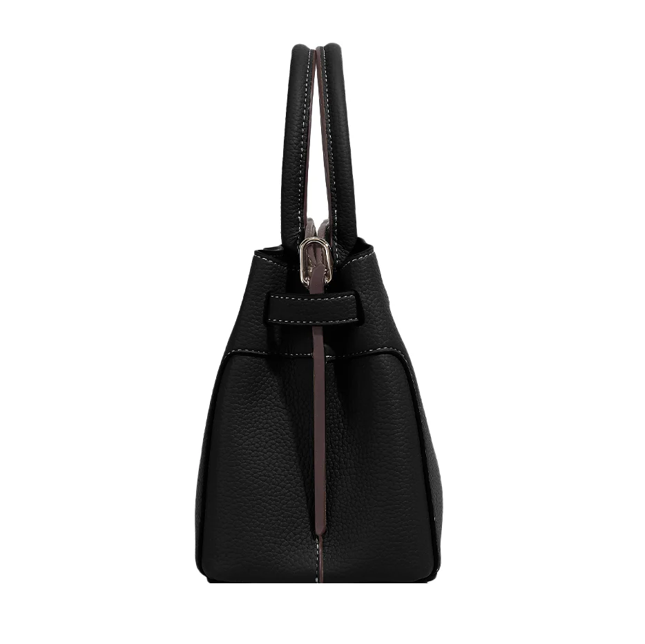 Geanta dama Clara din piele microfibra – negru elegant