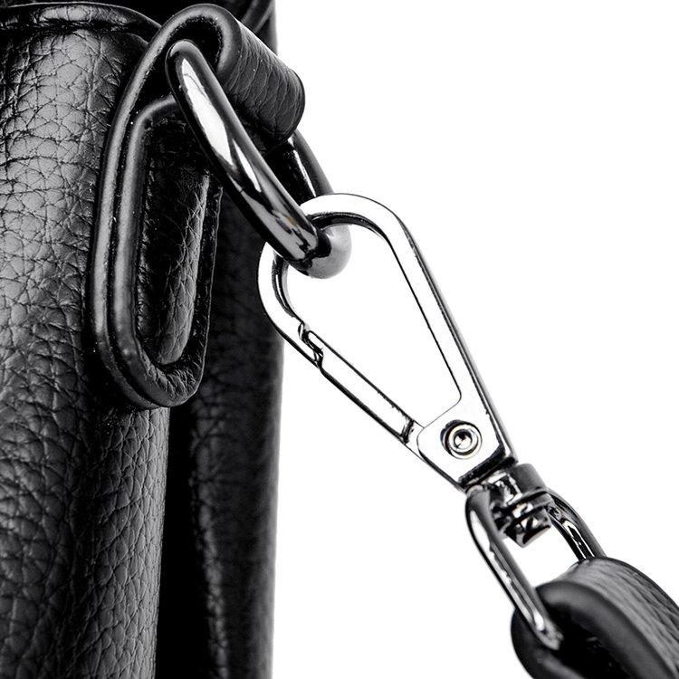 Elodie – geanta dama din piele naturala, neagra