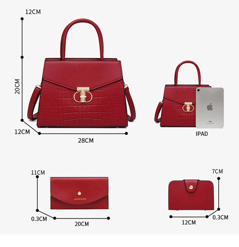 Geanta de dama set 3 piese Viperia