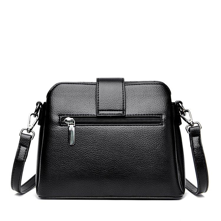 Elodie – geanta dama din piele naturala, neagra